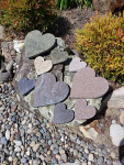 Polished Granite 6 inch and 11 inch heart stones.jpg