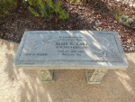 Susan E. Luna Bench, Sherrie Luna 2014 3.JPG